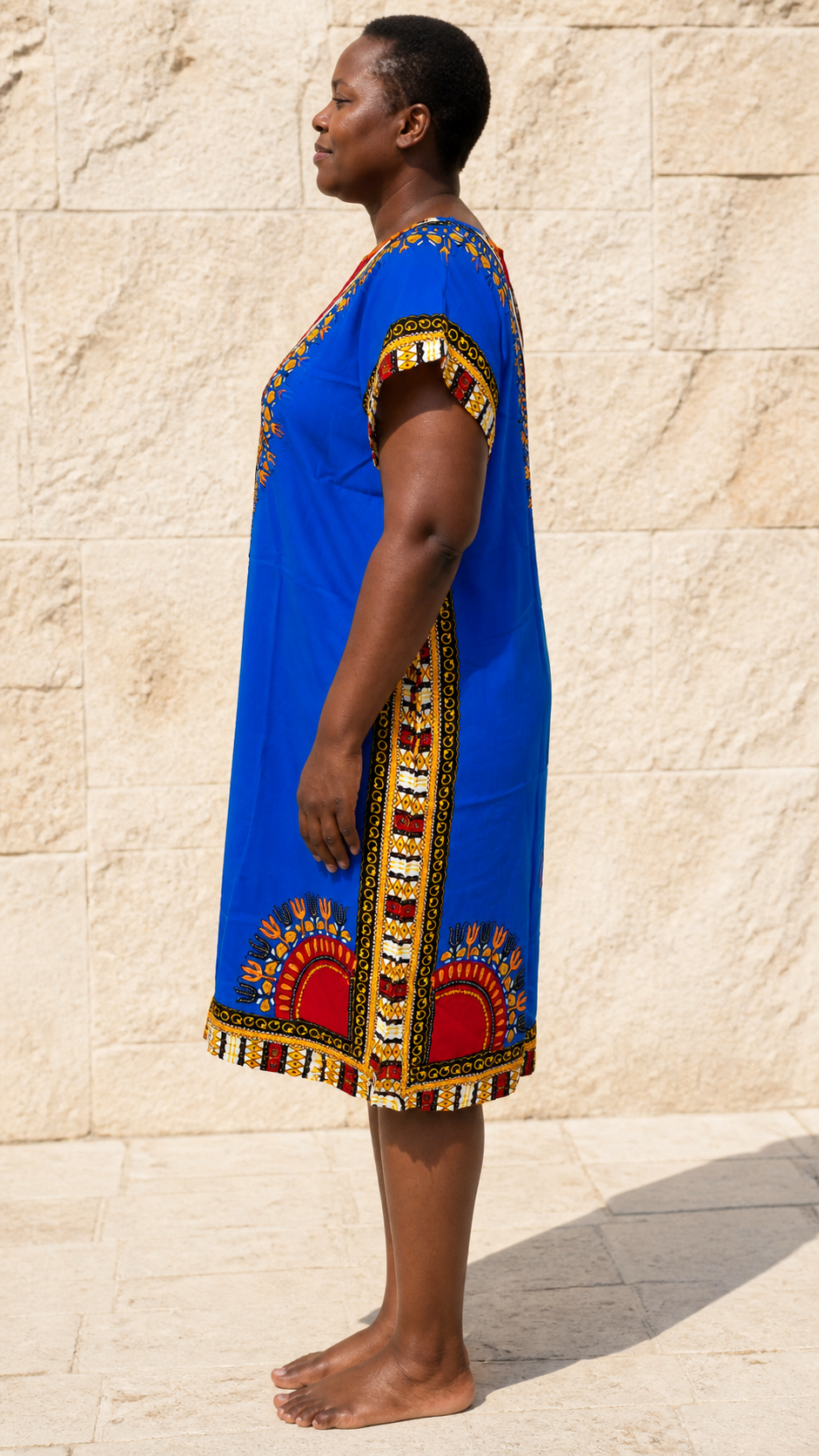 Royal Blue Dashiki Dress