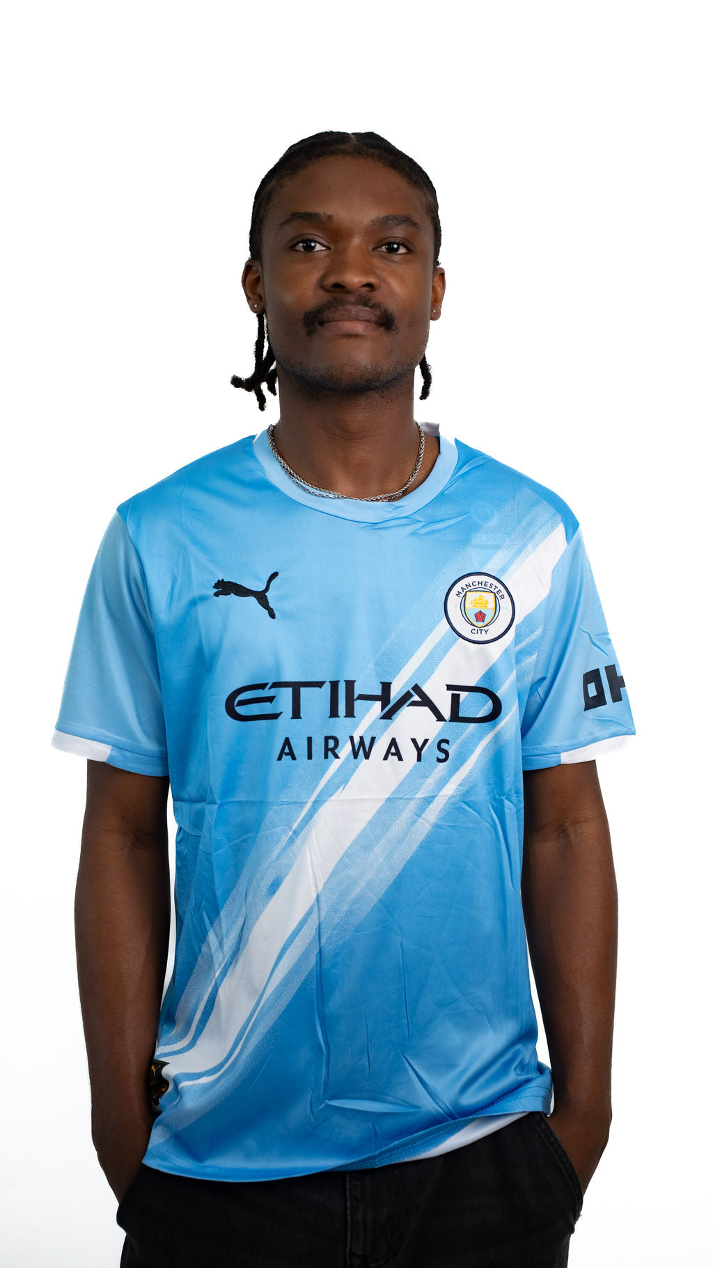 Manchester City Blue Football Jersey — main view 01