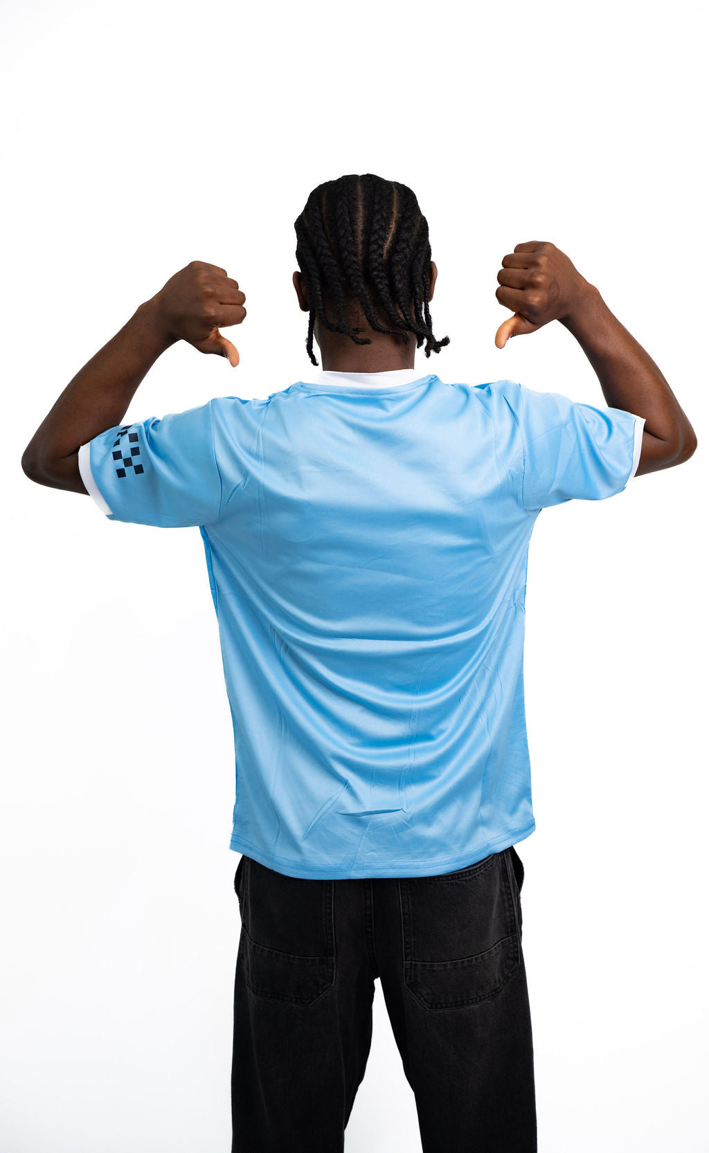 Manchester City Blue Football Jersey — product view 03