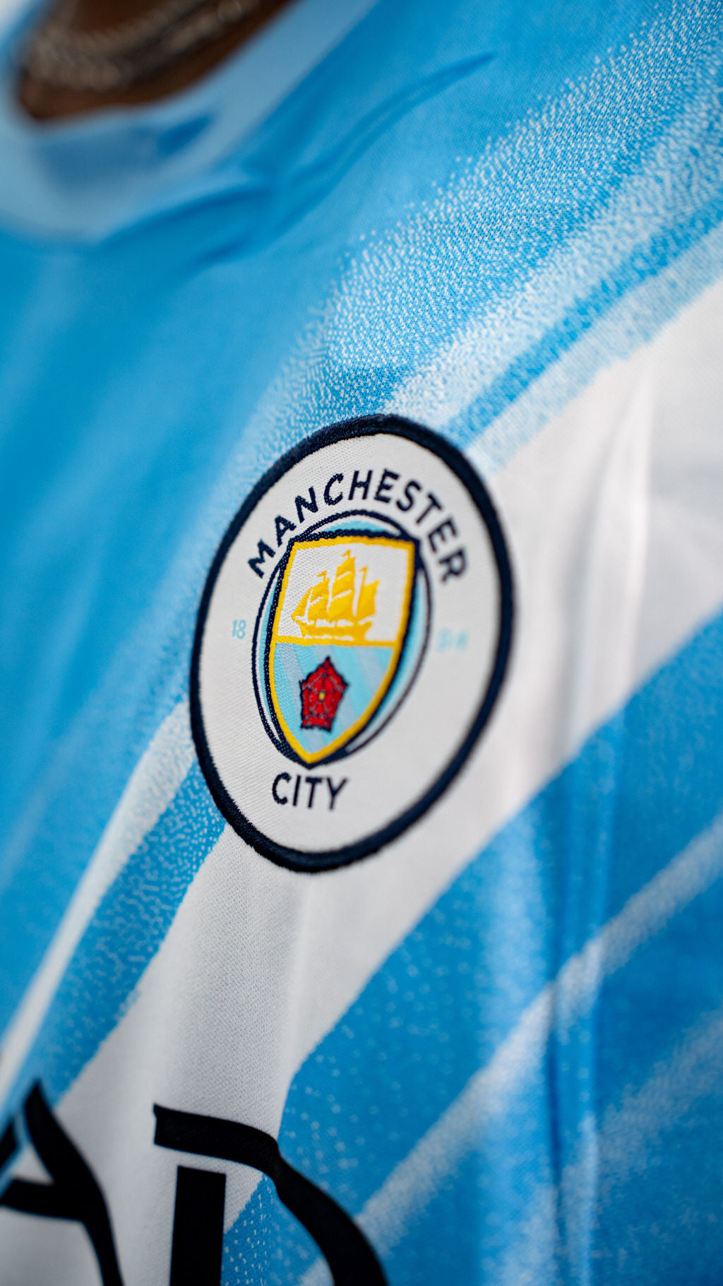 Manchester City Blue Football Jersey — product view 05