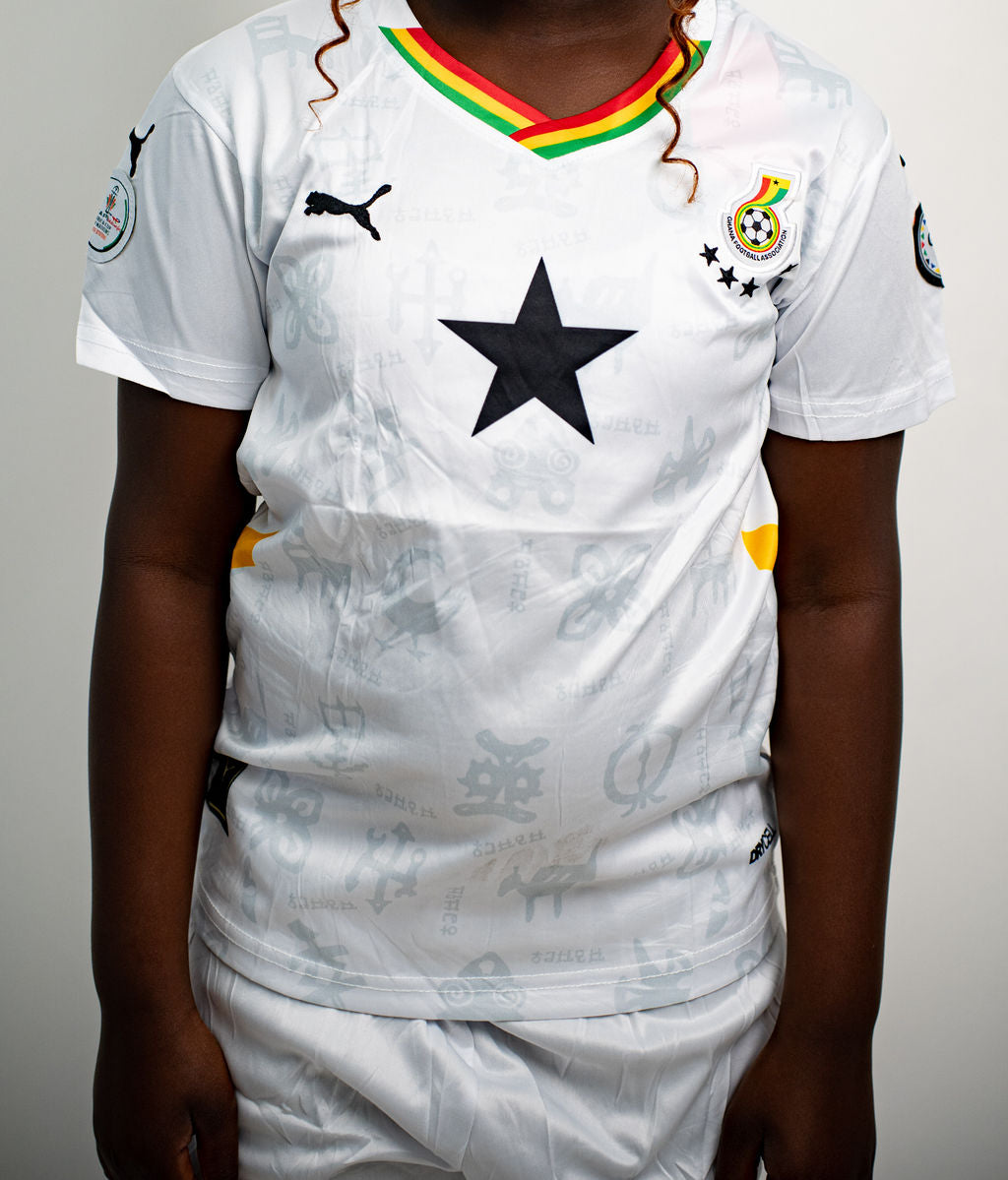 Ghana White Football Kit — main view 01