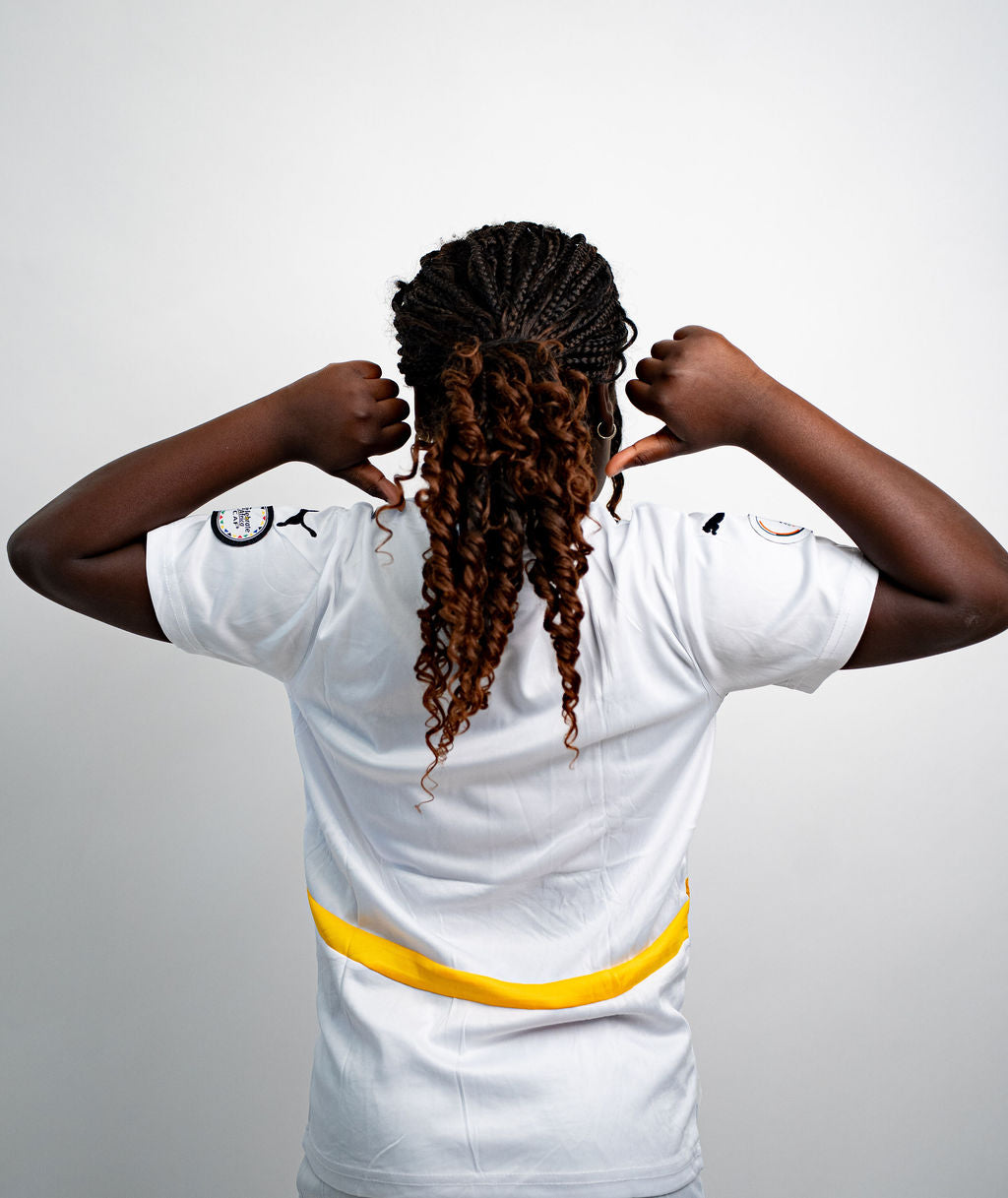 Ghana White Football Kit — product view 03