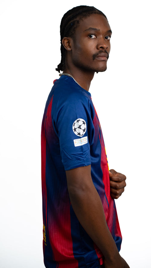 Barcelona Navy Red Football Jersey — alternate view 02