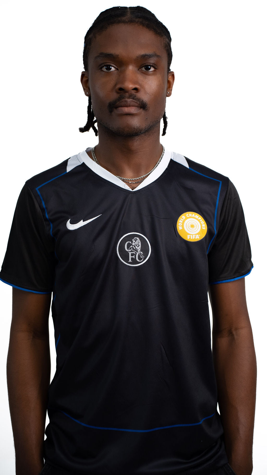 Chelsea Black Football Jersey — main view 01