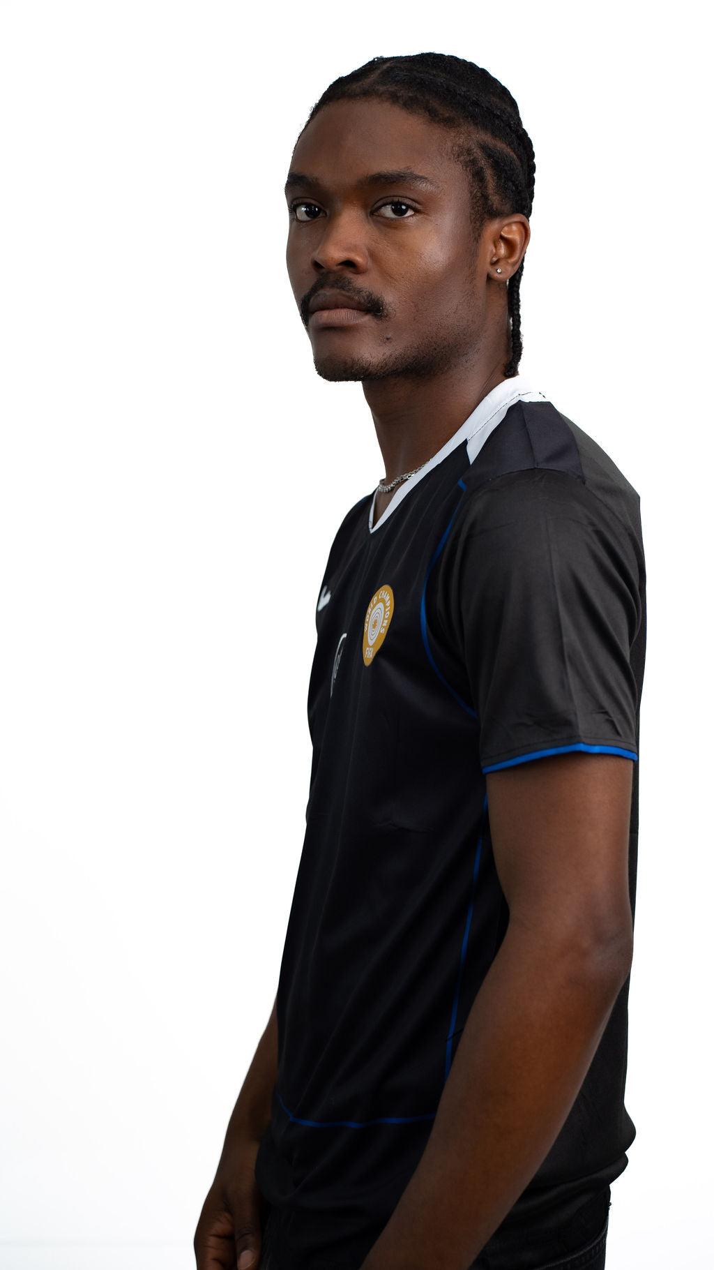 Chelsea Black Football Jersey — product view 04