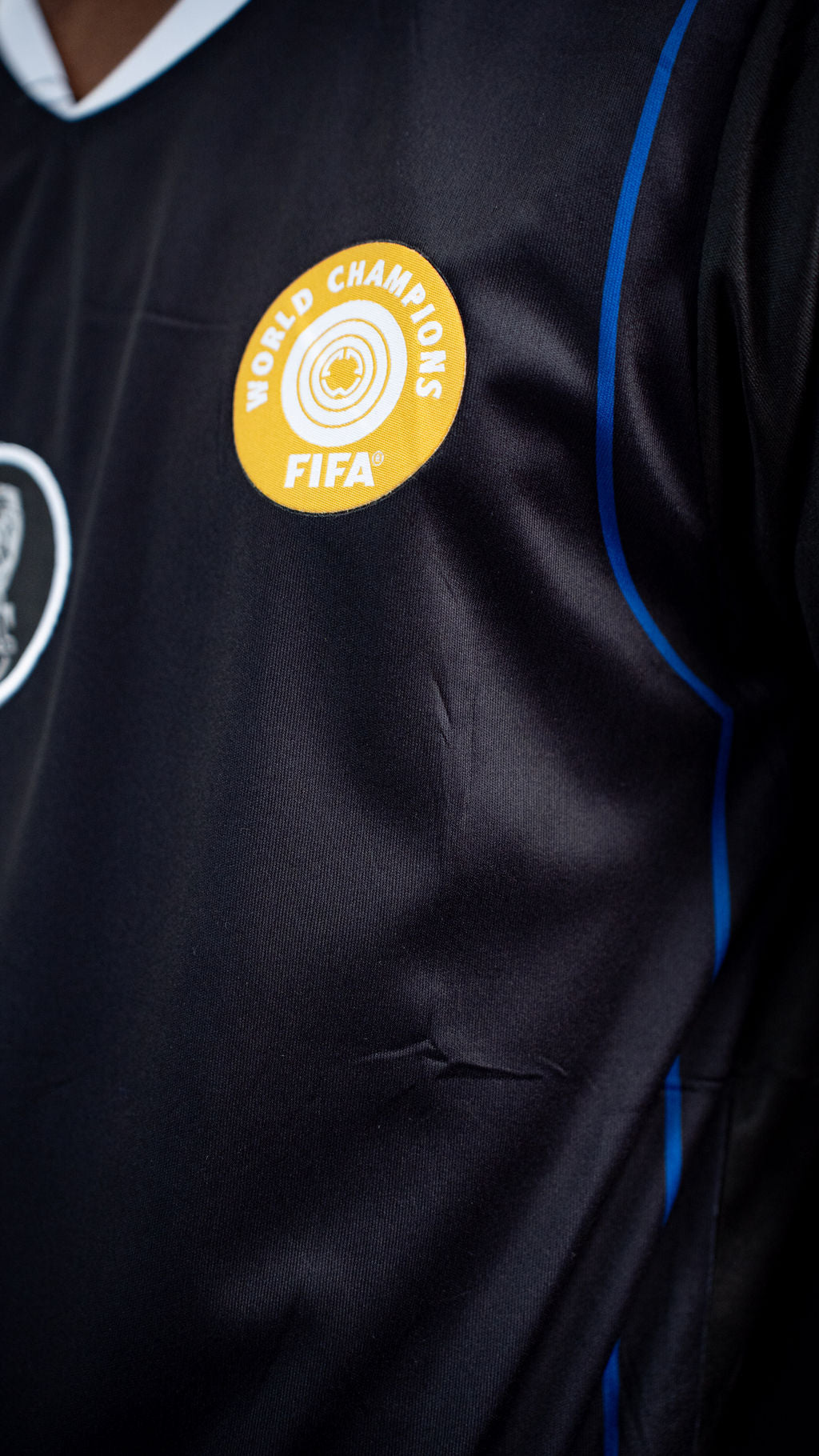 Chelsea Black Football Jersey — product view 05