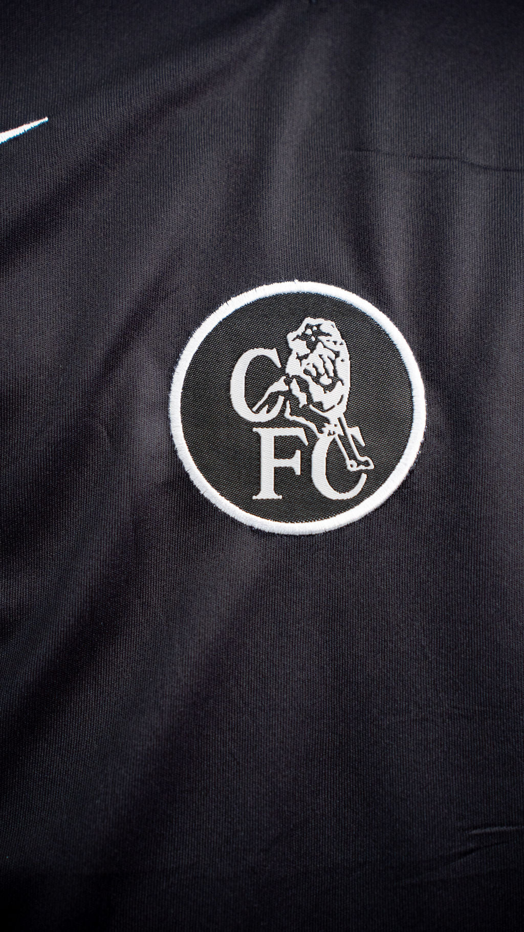 Chelsea Black Football Jersey — product view 06