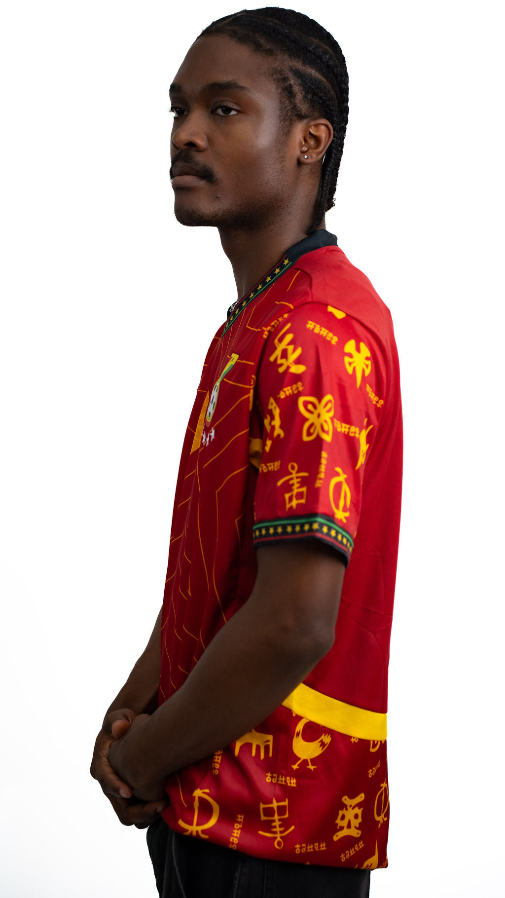 Ghana Red Heritage Football Jersey — product view 04