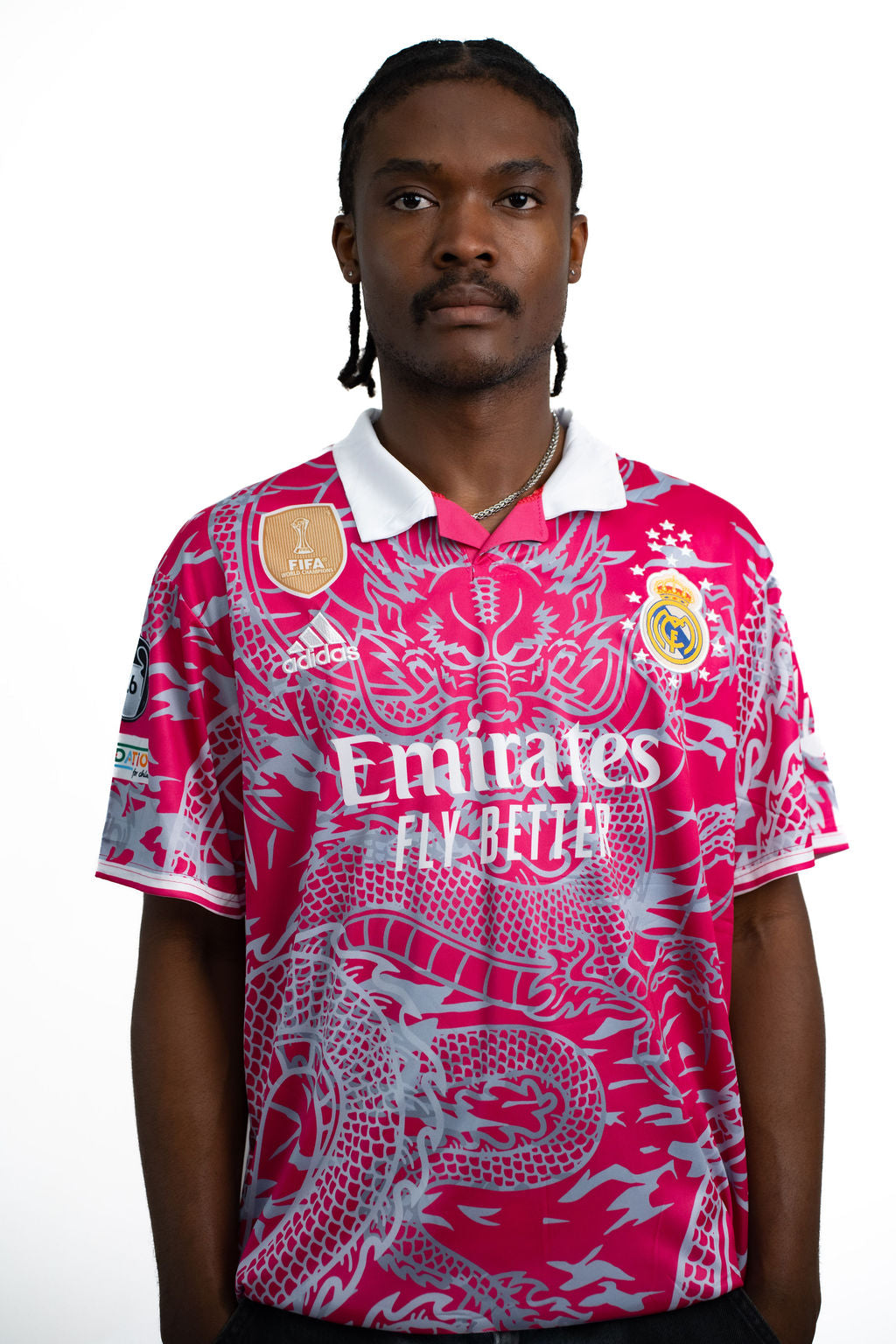 Real Madrid Pink Football Jersey — main view 01