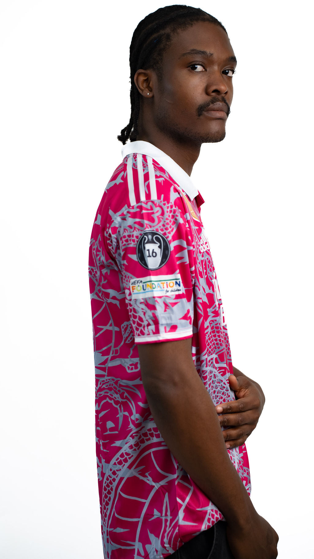 Real Madrid Pink Football Jersey — alternate view 02