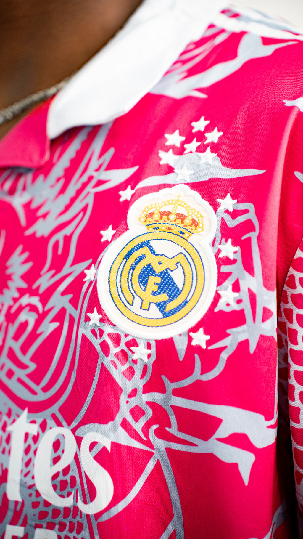Real Madrid Pink Football Jersey — product view 06