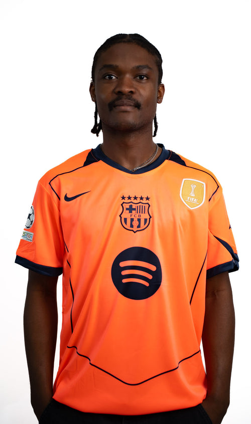 Barcelona Orange Football Jersey — main view 01