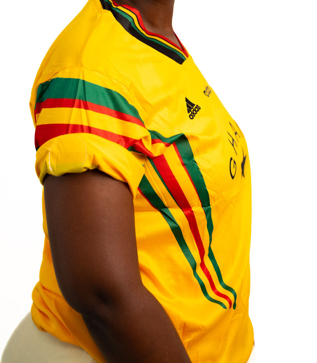 Ghana Yellow Football Jersey — alternate view 02