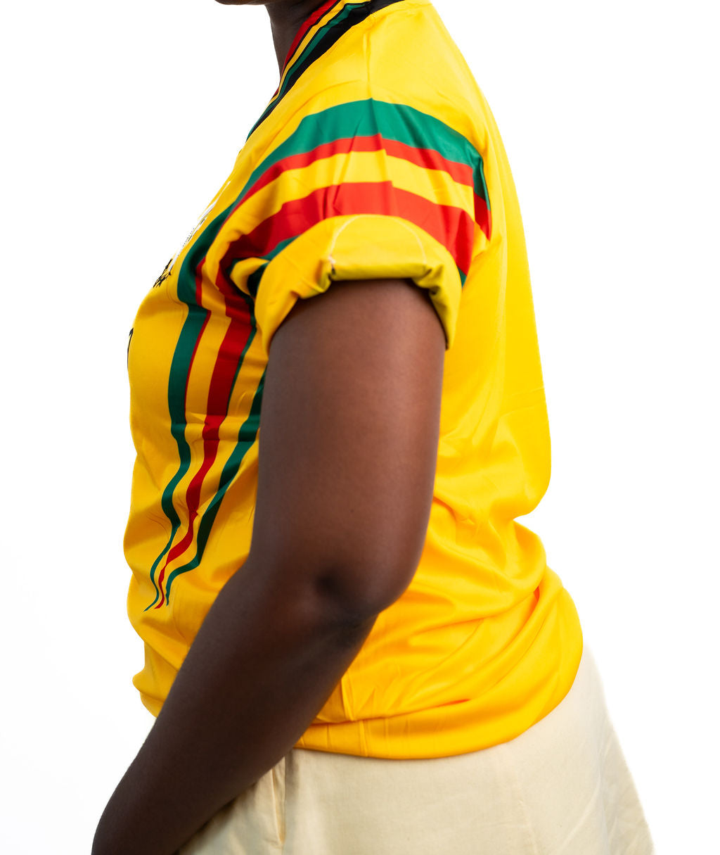 Ghana Yellow Football Jersey — product view 03
