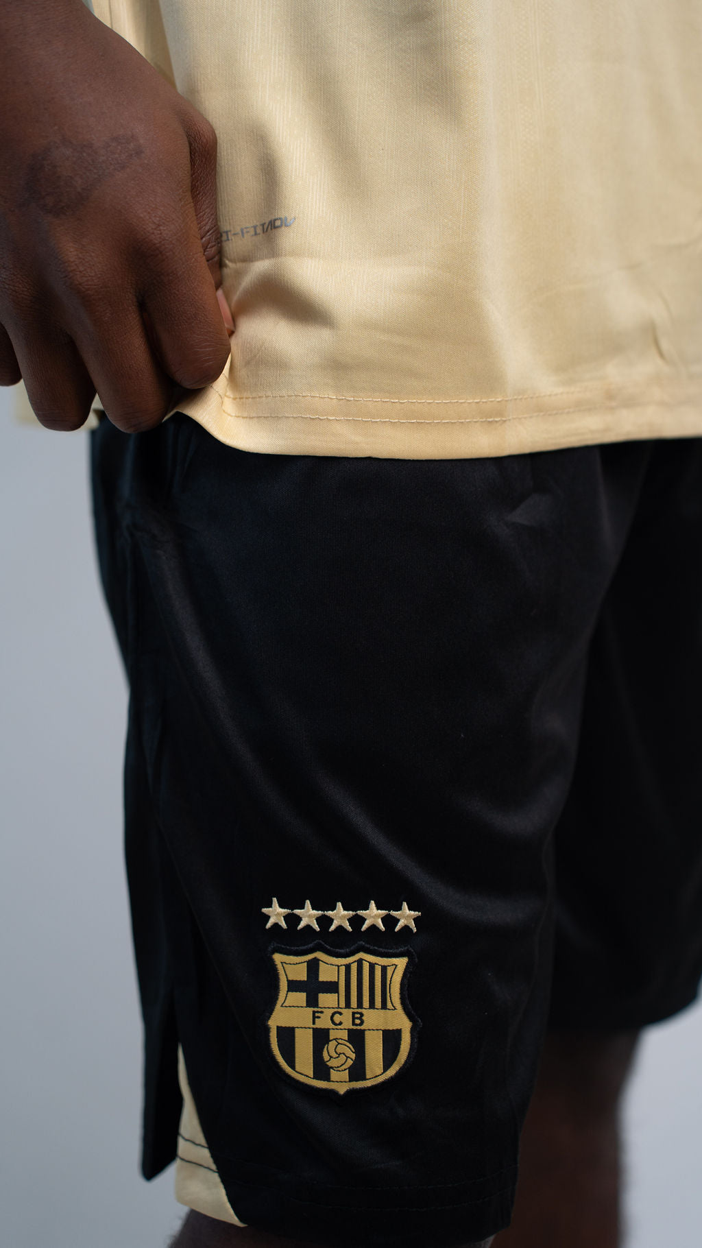 Barcelona Gold Football Kit — product view 06