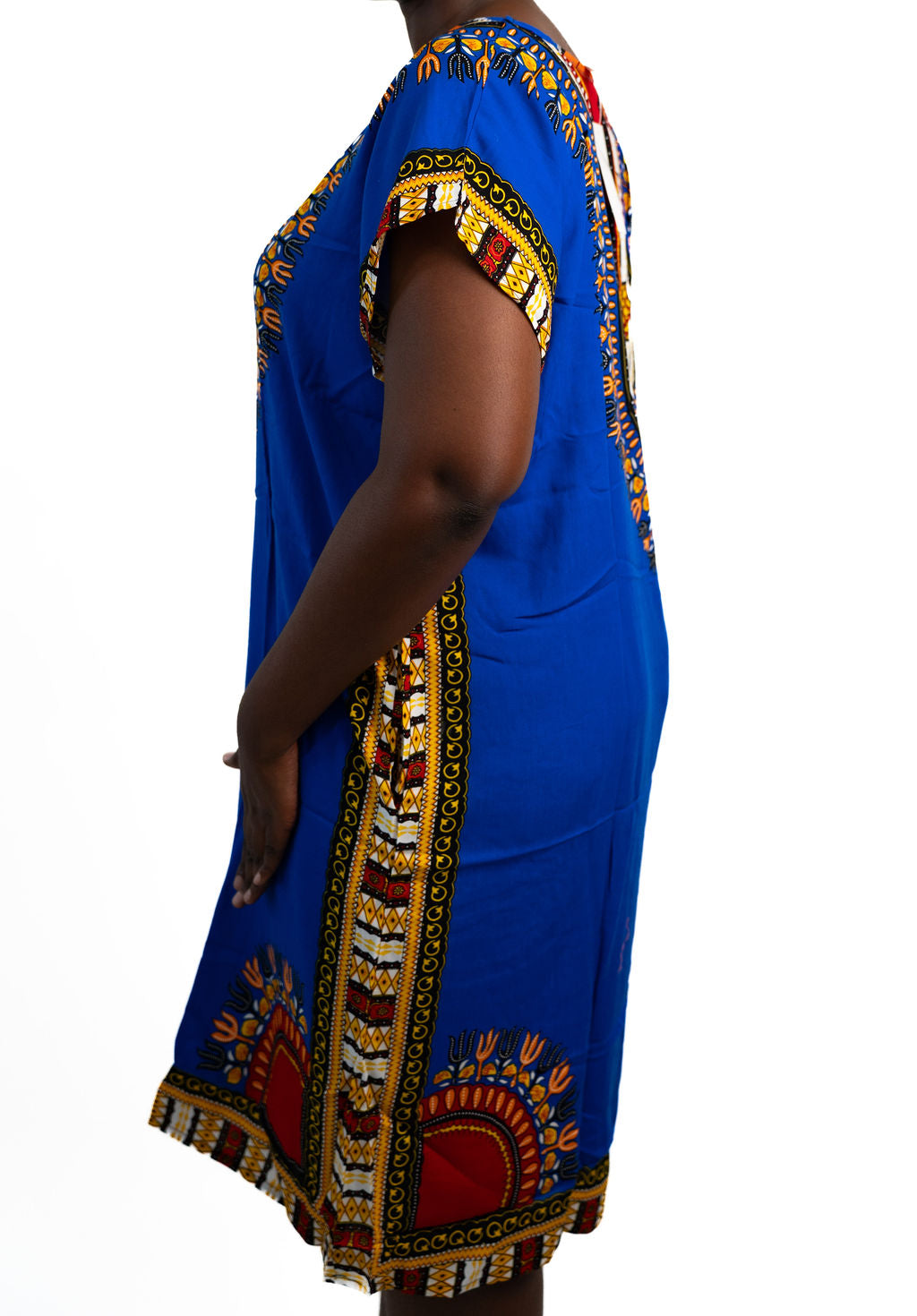 Royal Blue Dashiki Dress — alternate view 02