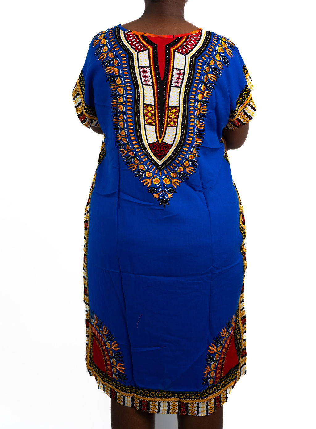 Royal Blue Dashiki Dress — product view 03