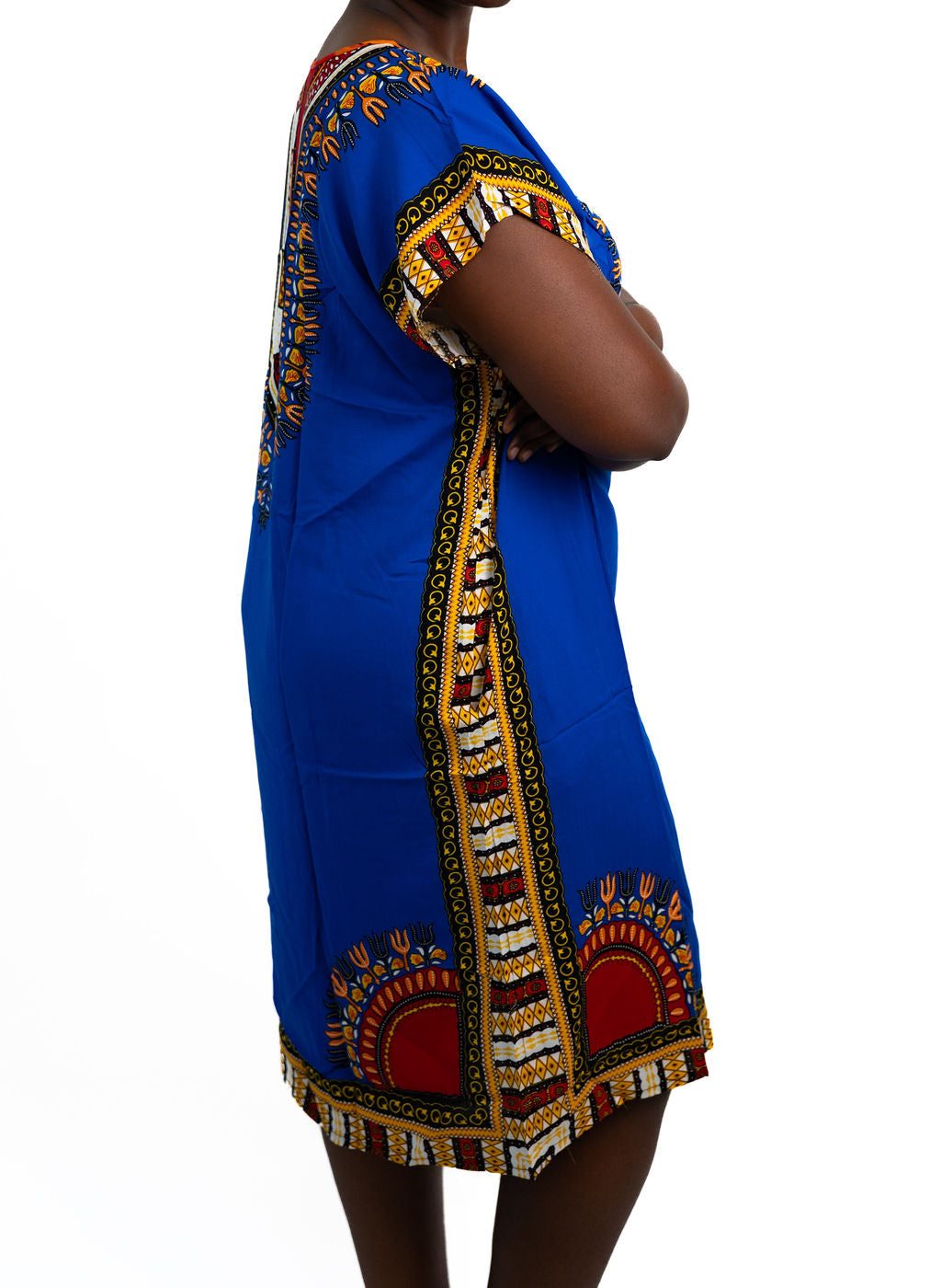 Royal Blue Dashiki Dress — product view 04