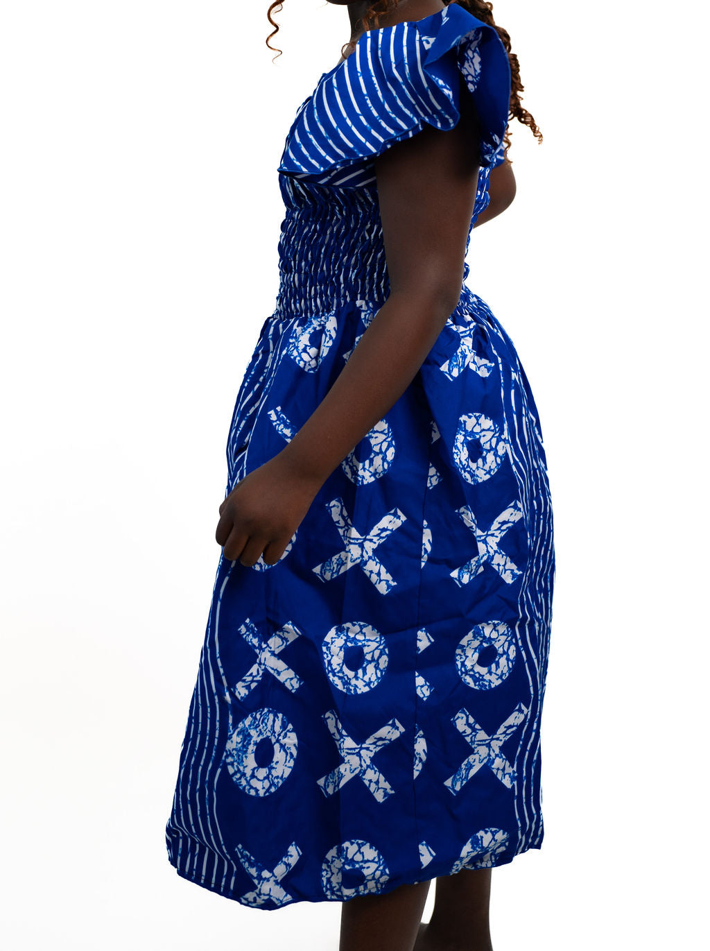 Blue Off Shoulder Dress — product view 03