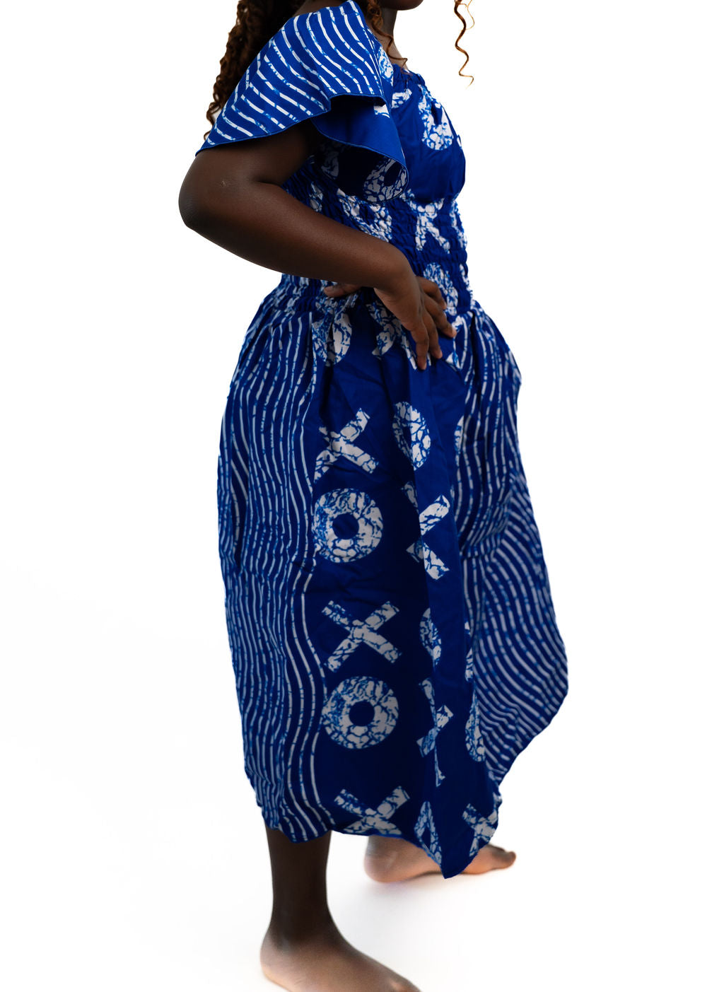 Blue Off Shoulder Dress — product view 04