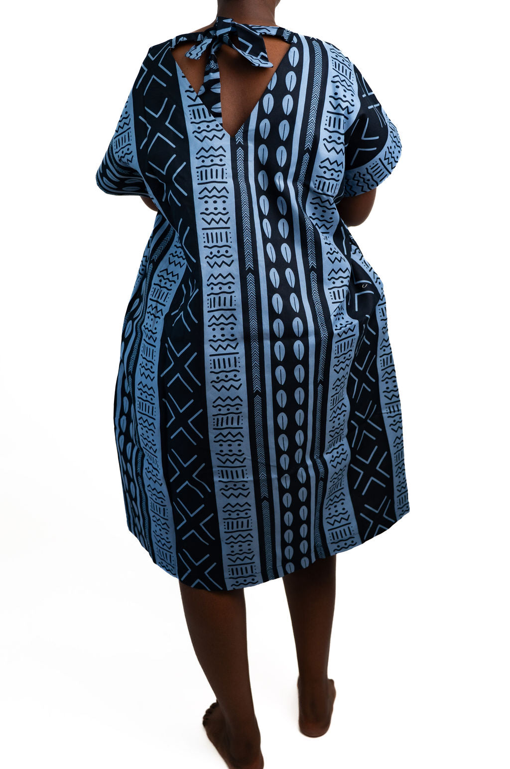 Blue Orange Pocket Dress — product view 03