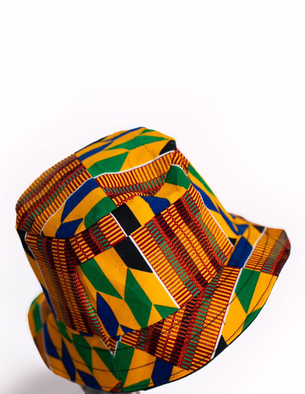 Multicolor Kente Bucket Hat — main view 01