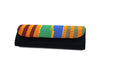 Black Kente Foldover Clutch — main view 01