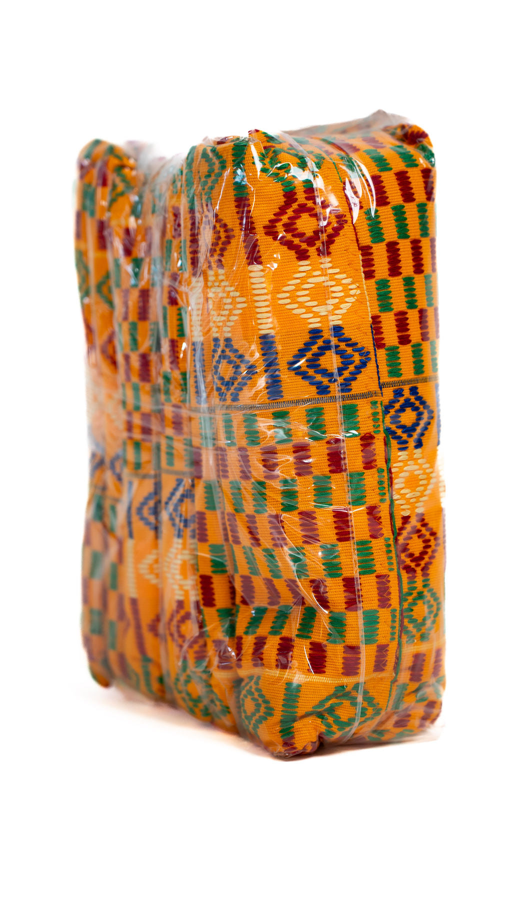 Orange Kente Zip Pouch — product view 03