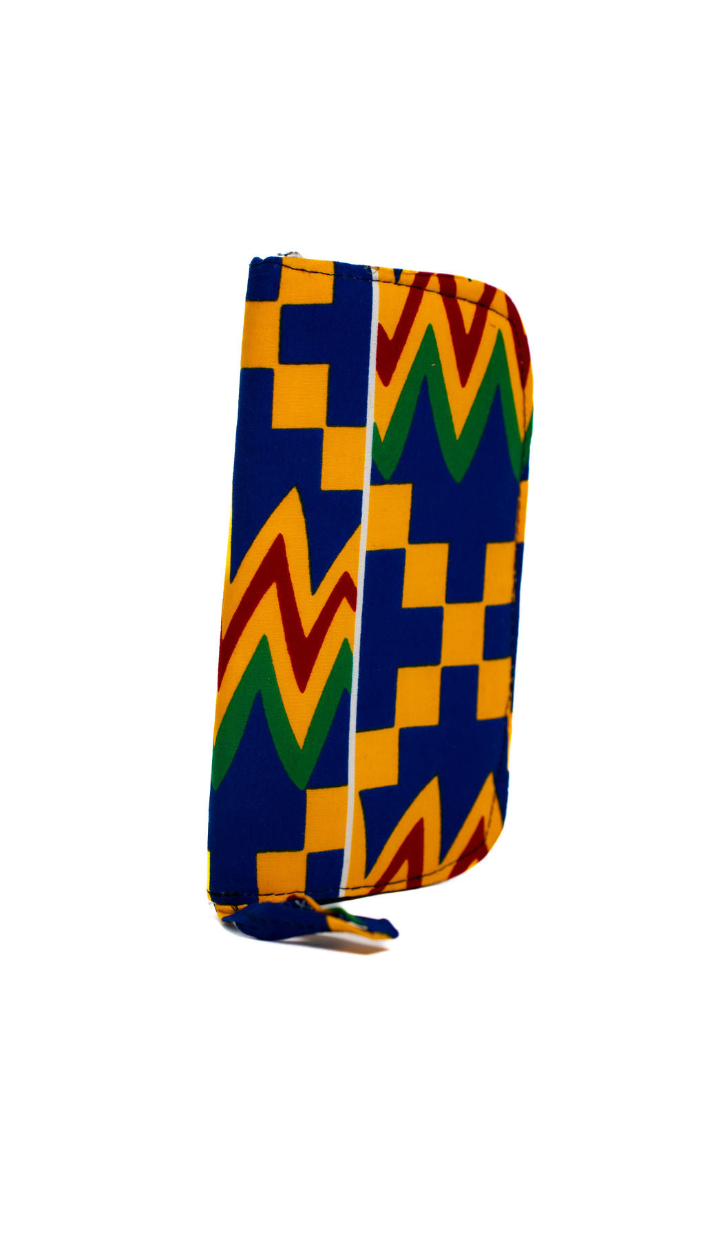 Blue Yellow Kente Wallet — alternate view 02