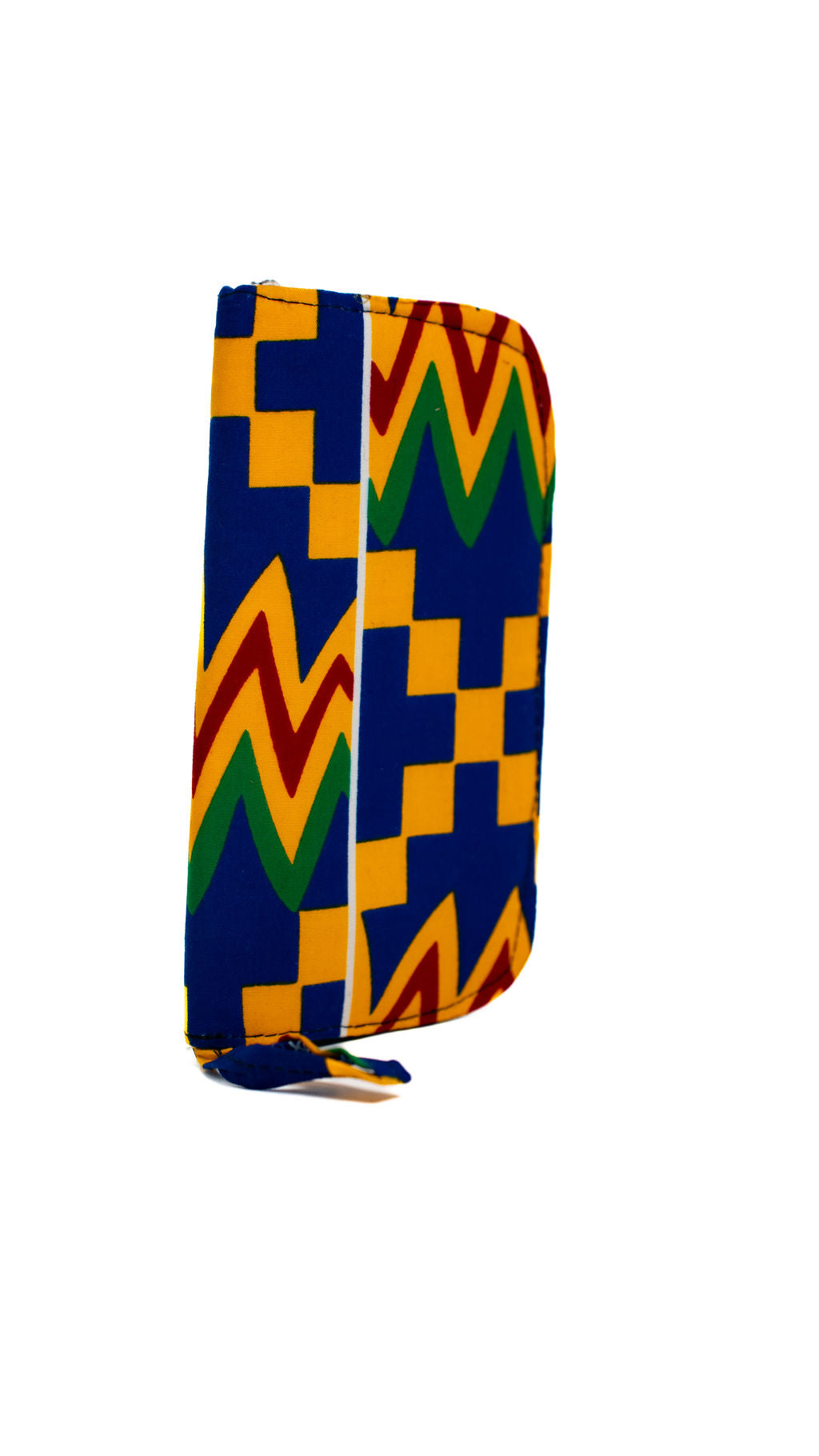 Blue Yellow Kente Wallet — product view 03
