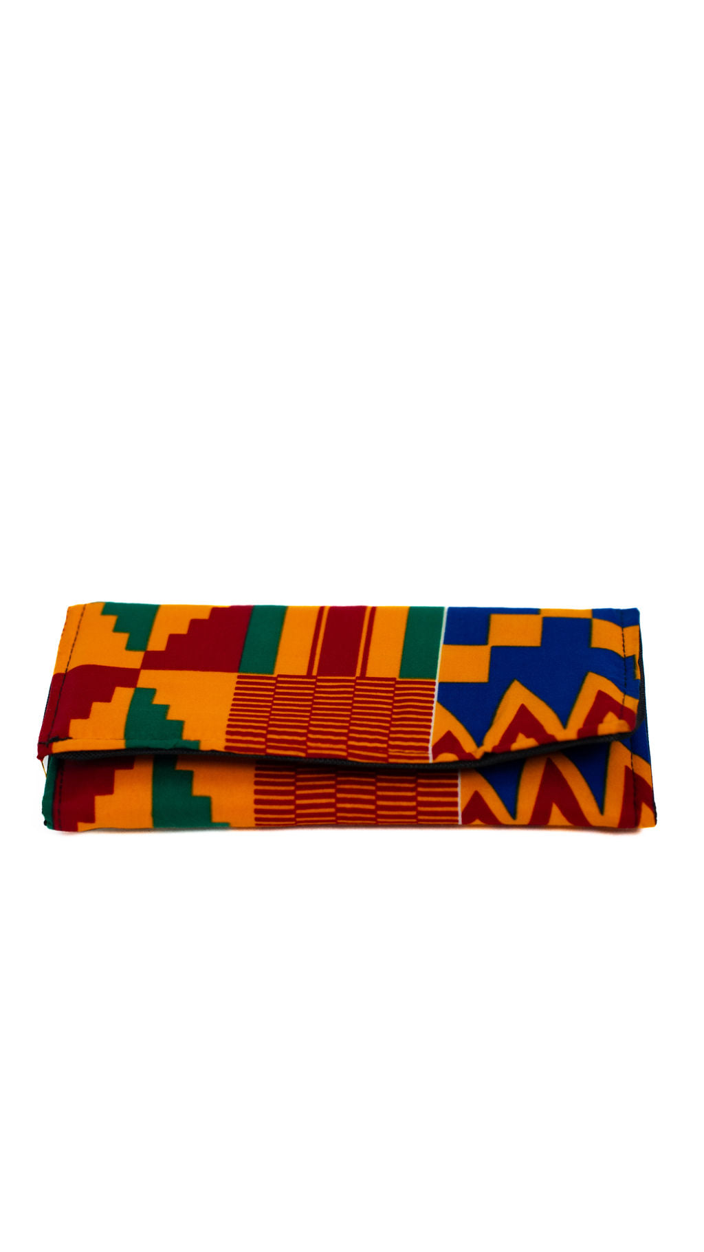Blue Yellow Kente Wallet — product view 04