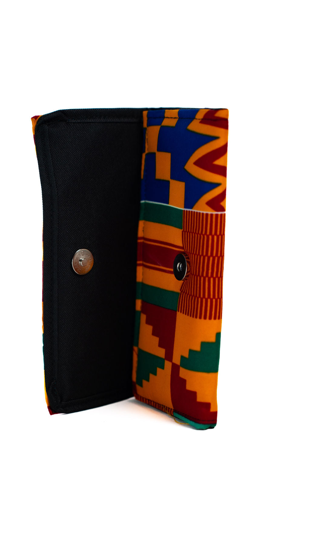 Black Kente Wallet — main view 01