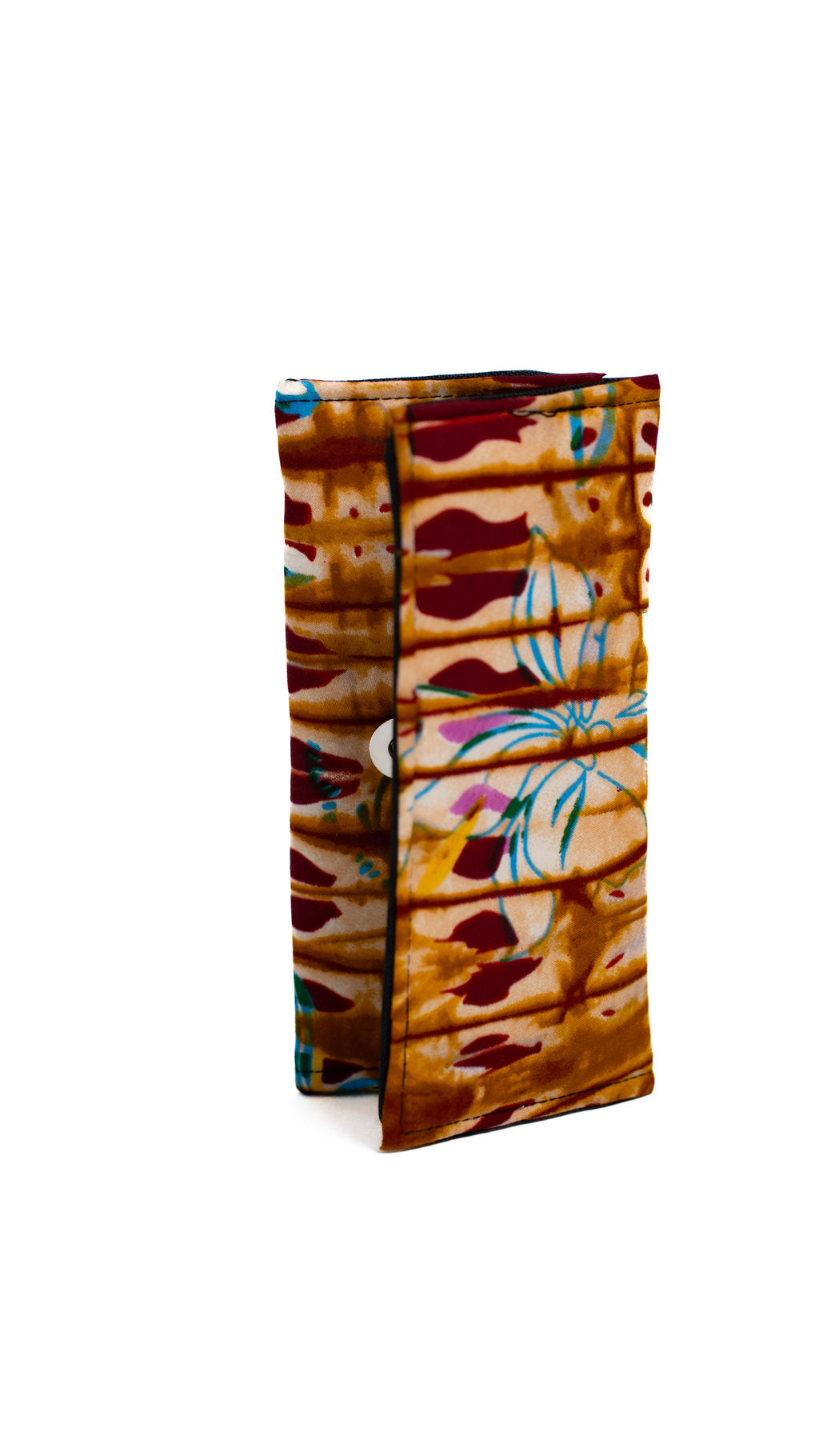 Brown Lips Print Wallet — main view 01