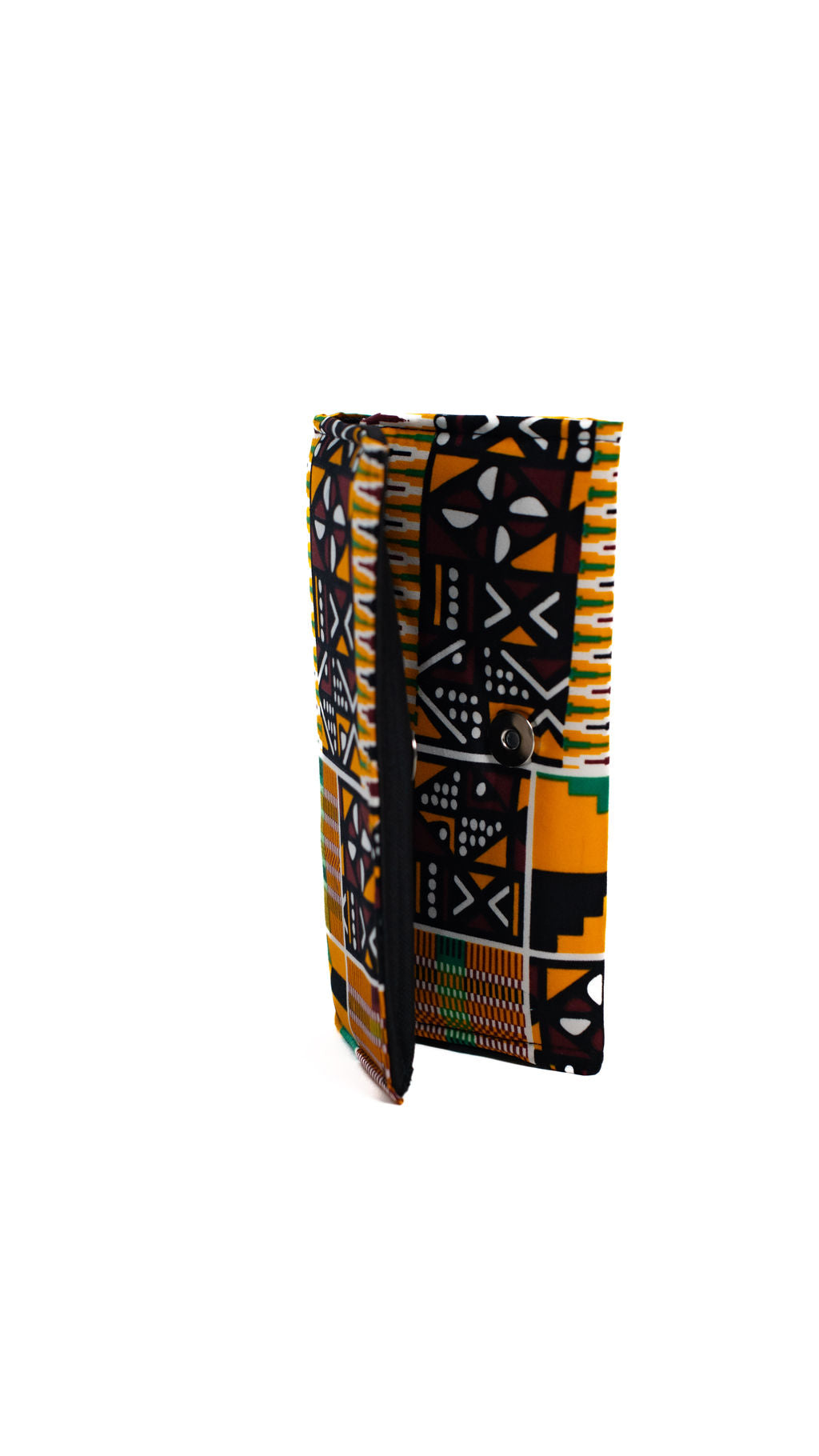 Black Gold Symbol Print Wallet — main view 01