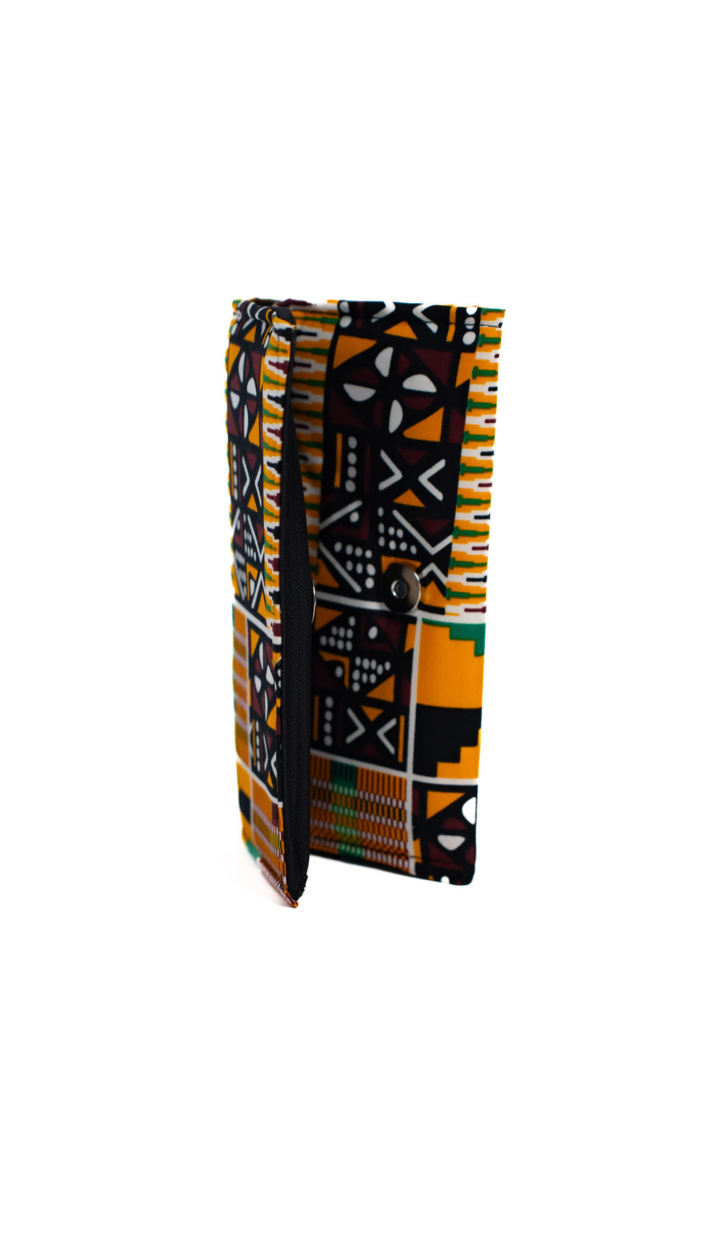 Black Gold Symbol Print Wallet — alternate view 02