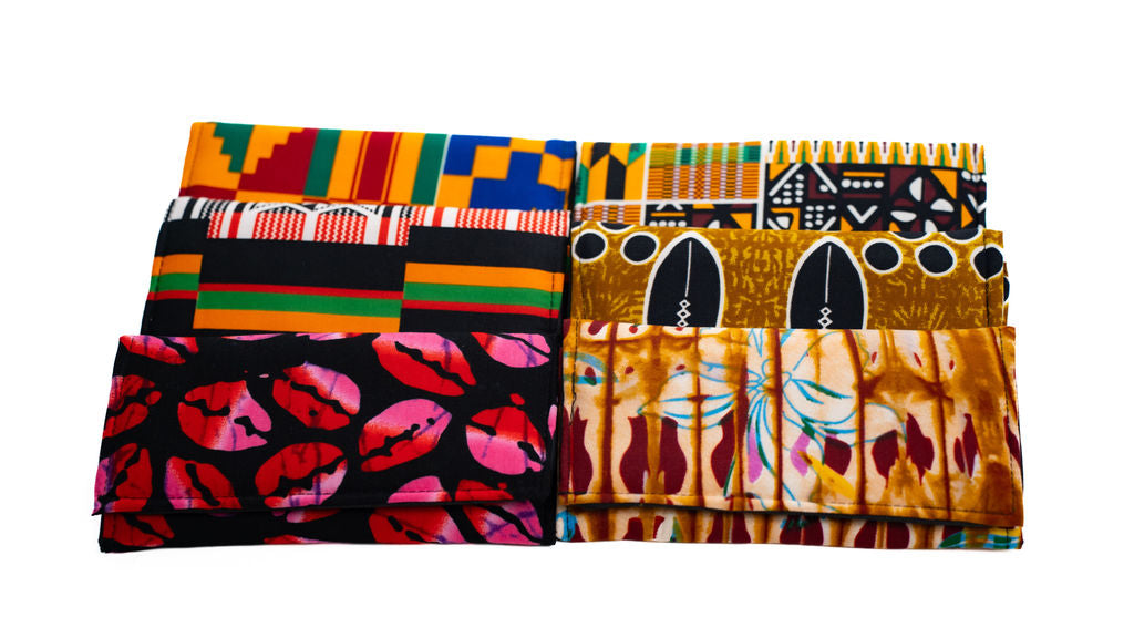 Assorted African Print Wallets — alternate view 02