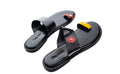 Black Red Toe Ring Sandals — main view 01