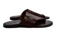 Brown Cross Strap Sandals — main view 01