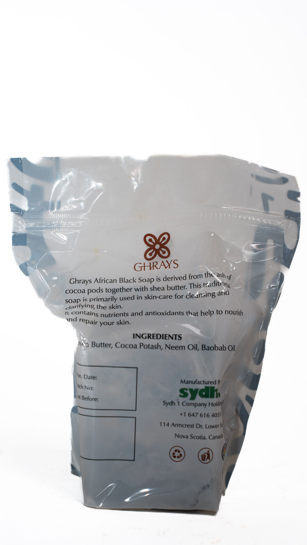 Natural Black Soap Pouch — product view 03