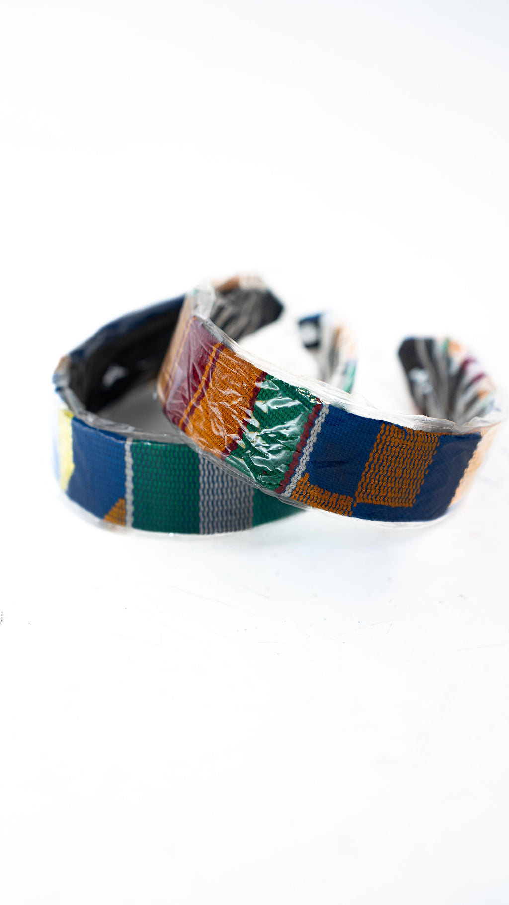 Multicolor Kente Cuff Bracelet — main view 01