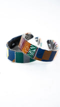 Multicolor Kente Cuff Bracelet — main view 01