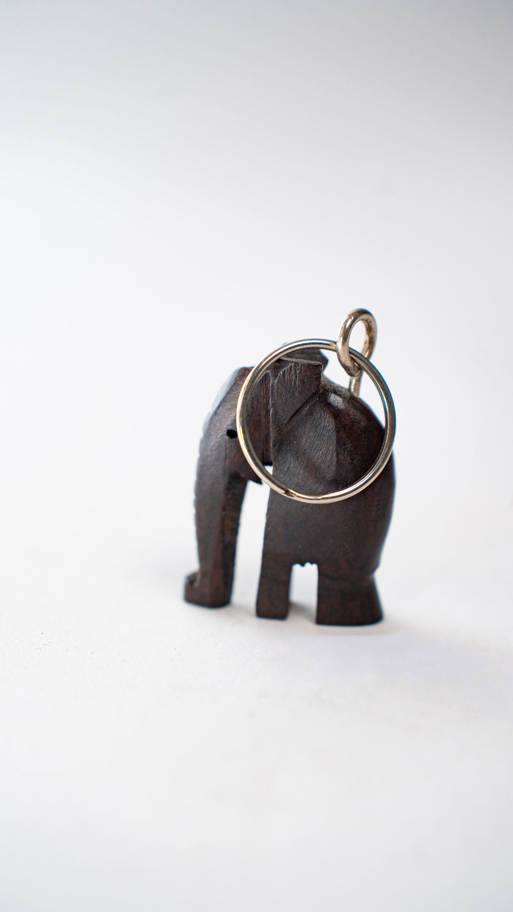 Wooden Elephant Keychain — main view 01