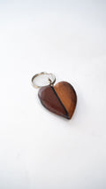 Wooden Heart Keychain — main view 01