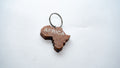 Africa Map Wood Keychain — main view 01