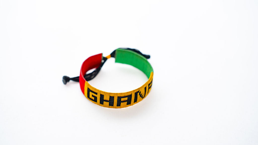 Ghana Colors Black Wristband — alternate view 02