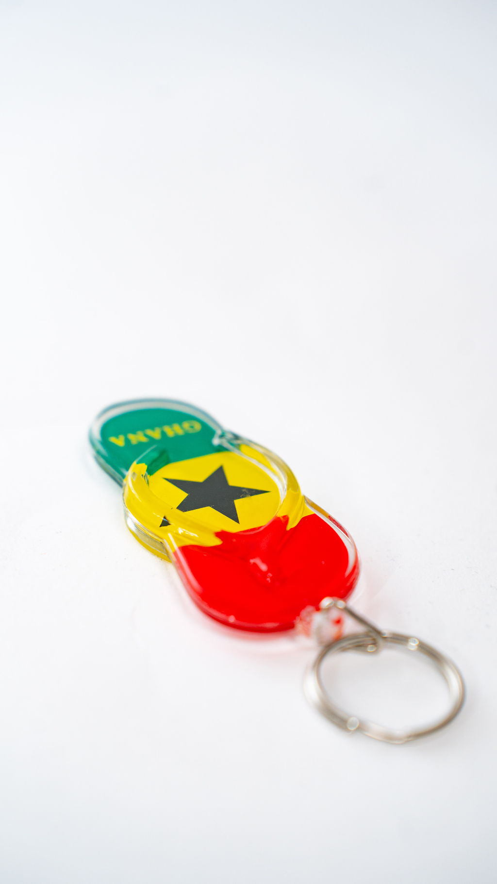 Ghana Colors Map Keychain — main view 01
