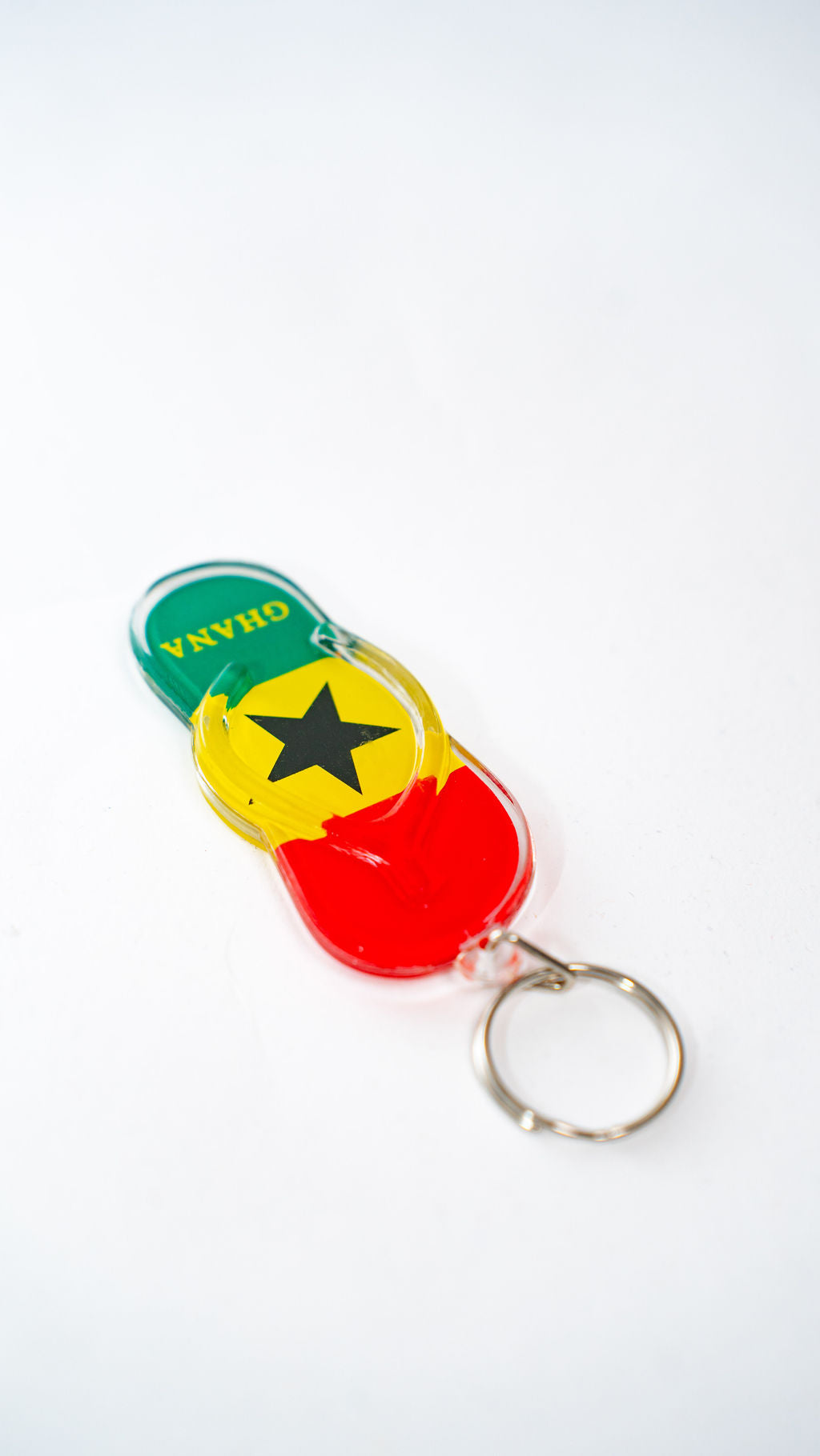 Ghana Colors Map Keychain — alternate view 02