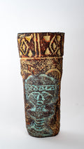 Tall Patterned Ceramic Vase — main view 01