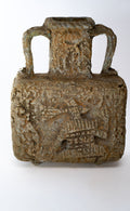 Square Two Handle Ceramic Vase — main view 01