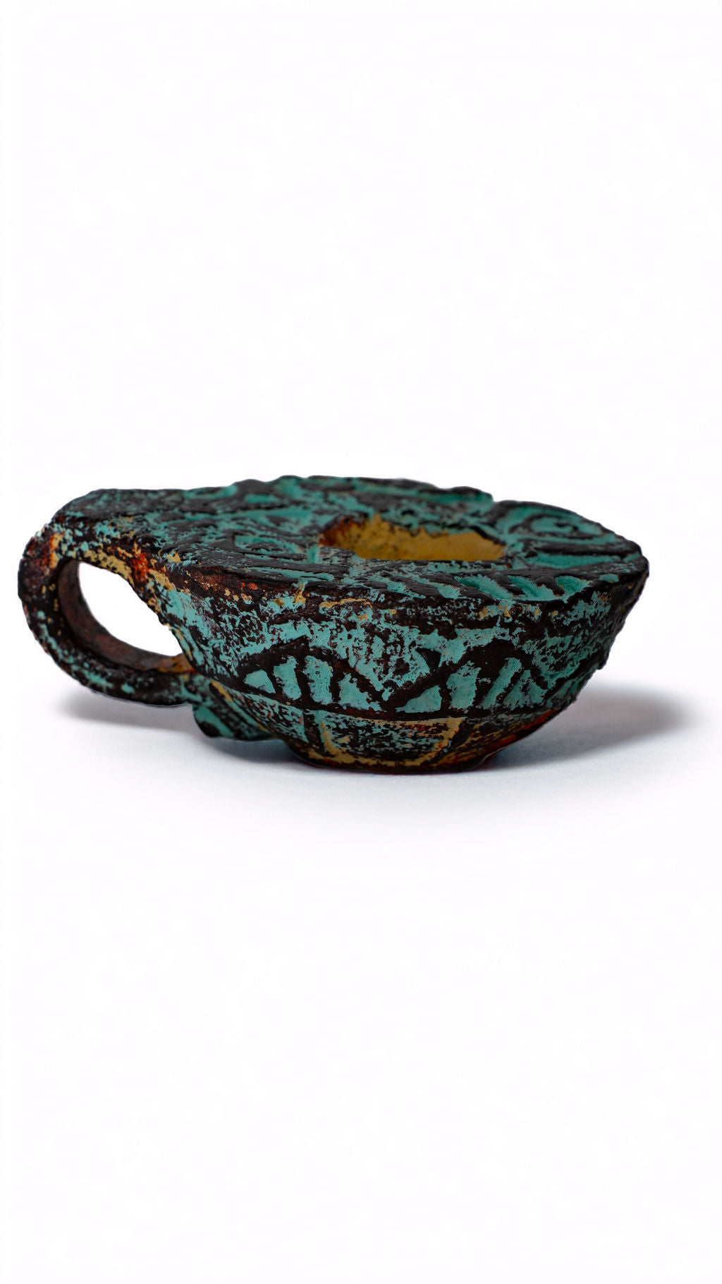 Shallow Handled Ceramic Cup — product view 03
